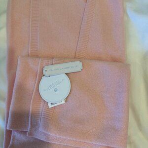 Edgehill Collection Soft Pink Cashmere Baby Blanket 30' x 30' New with Tags